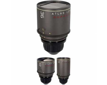 Atlas Lens Co. Mercury T2.2 1.5x Anamorphic Prime 3-Lens Set (PL Mount)