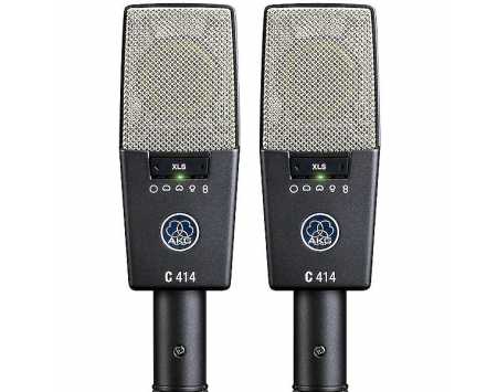 AKG C414 XLS Large-Diaphragm Multipattern Condenser Microphone (Matched Pair)