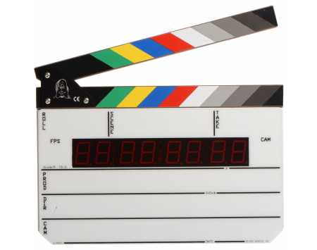 Denecke TS-3 Time Code Slate - Color Clapper, EL Backlit Display