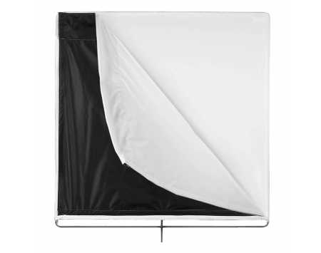 Canvas Grip Black/White Floppy (4 x 4', Opens to 4 x 8')