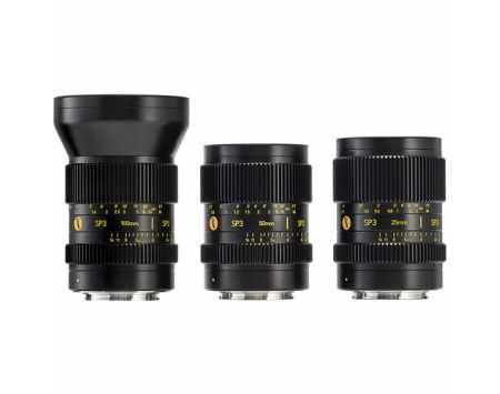 Cooke SP3 Full-Frame 3-Lens Prime Set (25/50/100mm, Sony E)