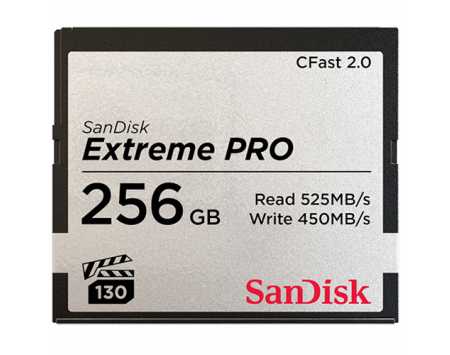 SanDisk 256 GB CFast 2.0 Card