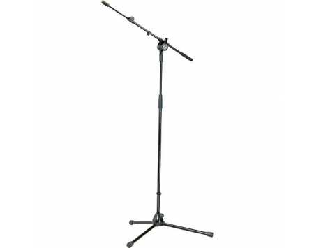 K&M 25600 Tripod Microphone Stand & Boom (Black)