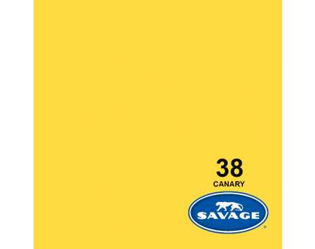 Savage Widetone Seamless Background Paper (#38 Canary, 9' x 36') [Sale Item]