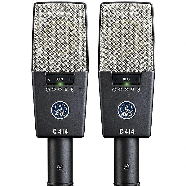 AKG C414 XLS Large-Diaphragm Multipattern Condenser Microphone (Matched Pair)