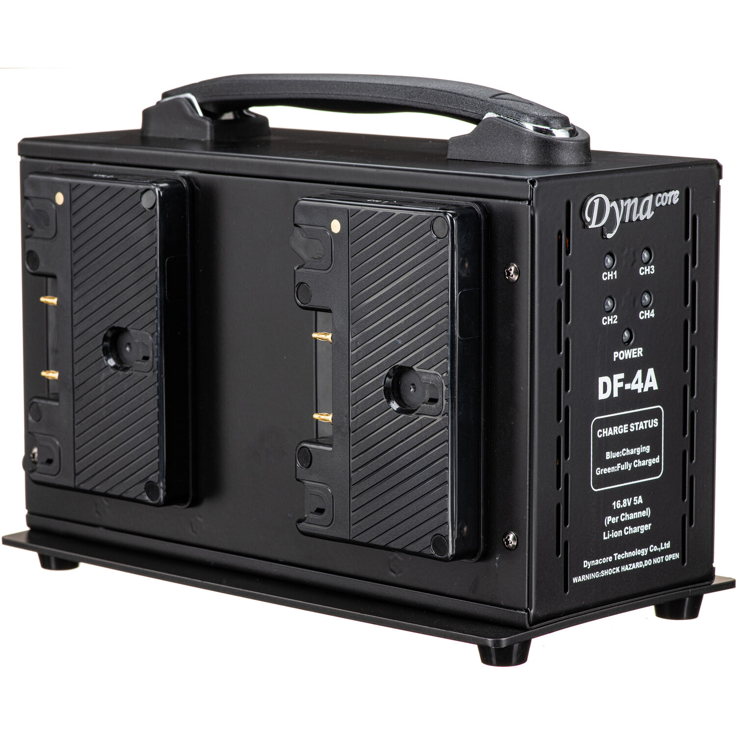 Dynacore DF-4A 4-Channel Quad Fast Battery Charger (Gold Mount)
