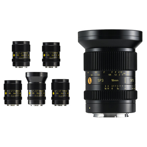 Cooke SP3 Full-Frame 6-Lens Set (Sony E, FF)