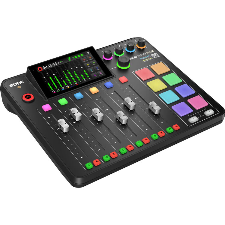 RODE RODECaster Pro II Integrated Audio Production Studio (Black)