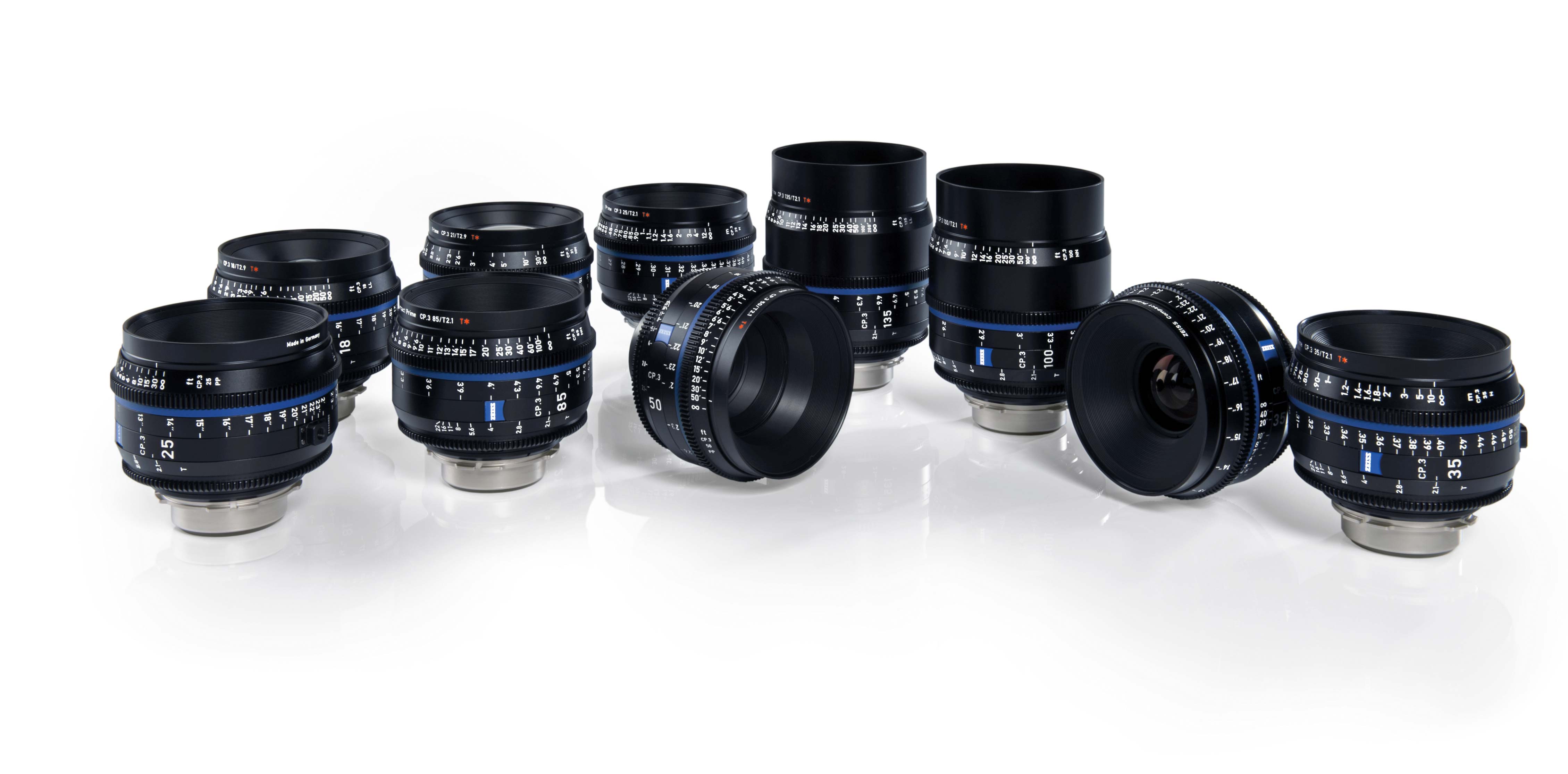 ZEISS CP.3 Compact Prime Lens Set (PL/EF, FF)
