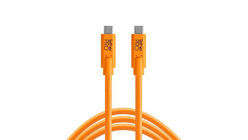 Tether Tools TetherPro USB-C to USB-C Cable (15', Orange)