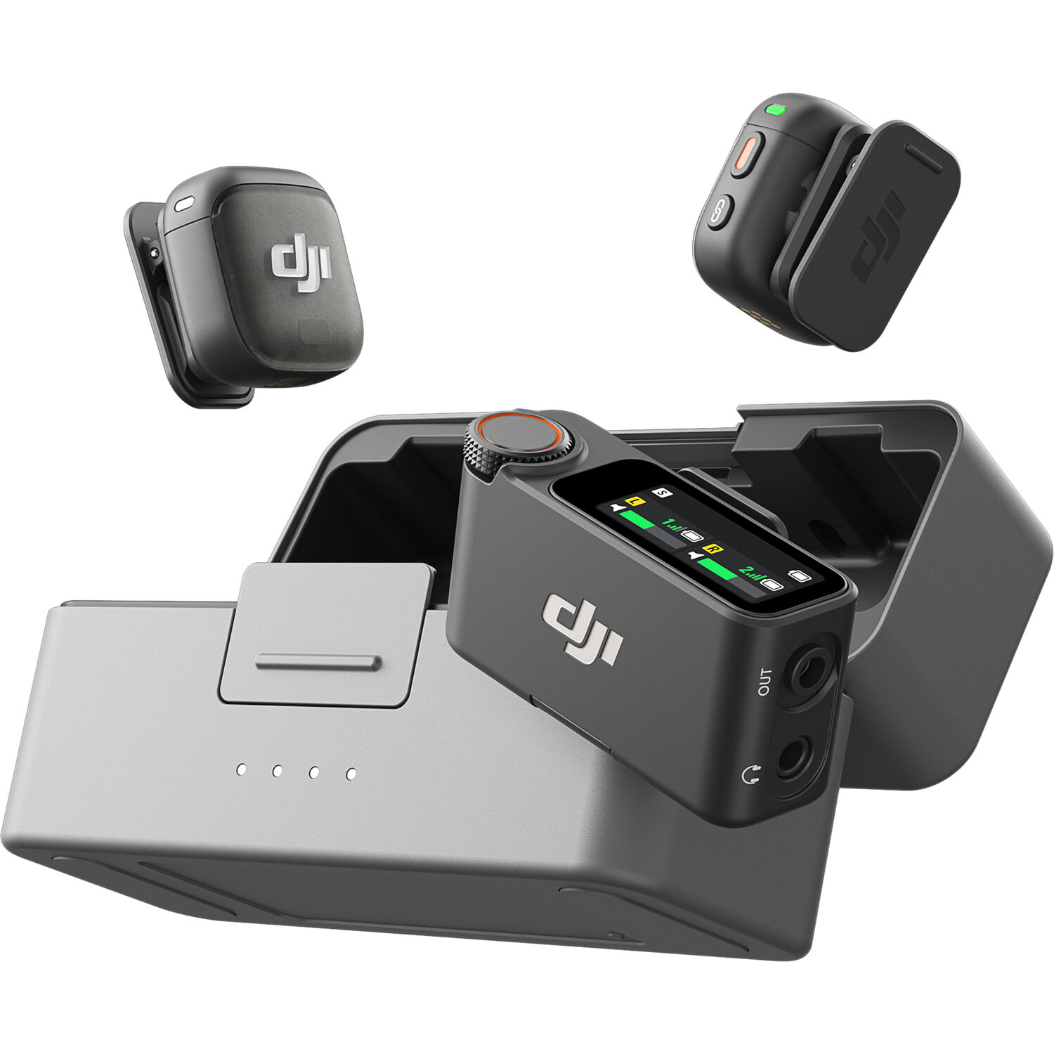 DJI Mic 3 2-Person Compact Wireless Microphone System/Recorder for Camera & Smartphone