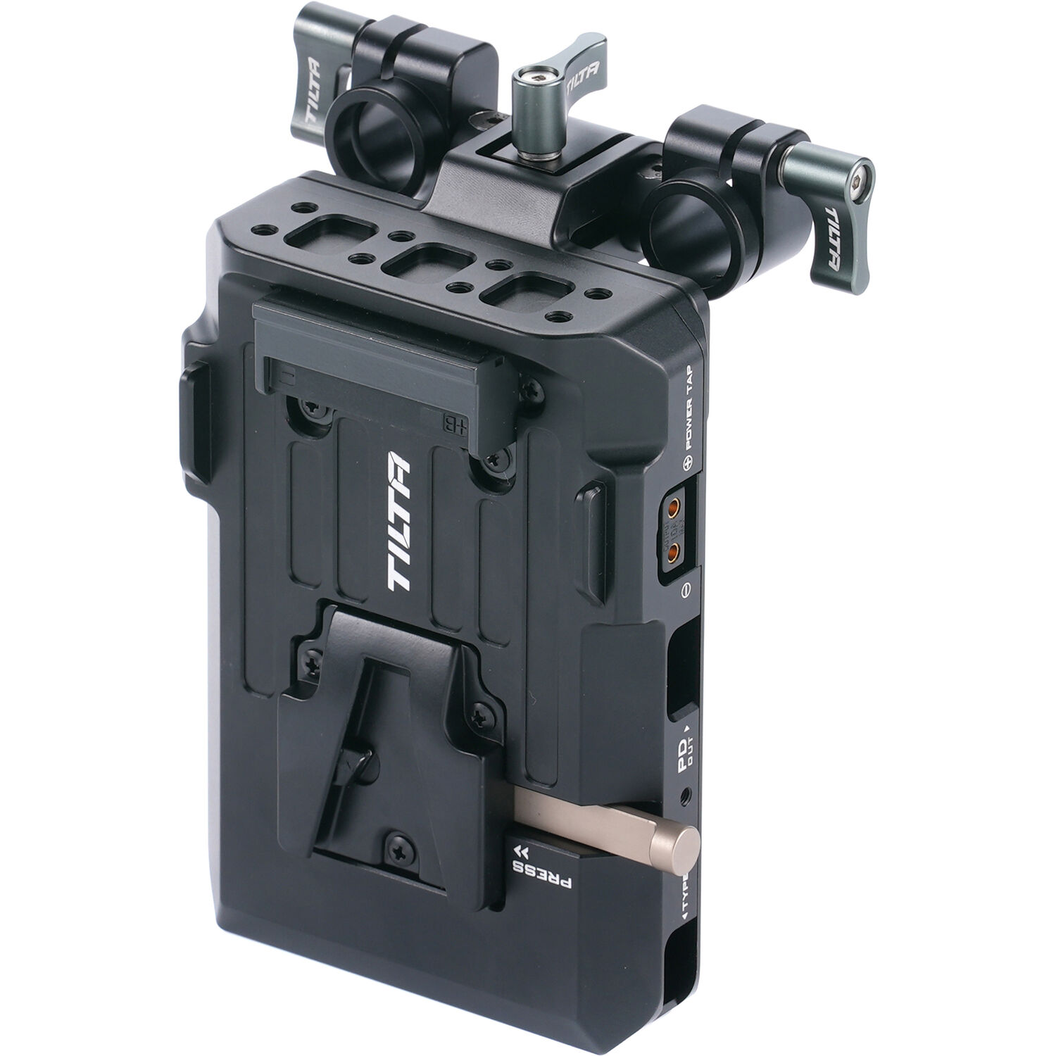 Tilta PD V-Mount Battery Plate (15mm LWS Rod Mount)